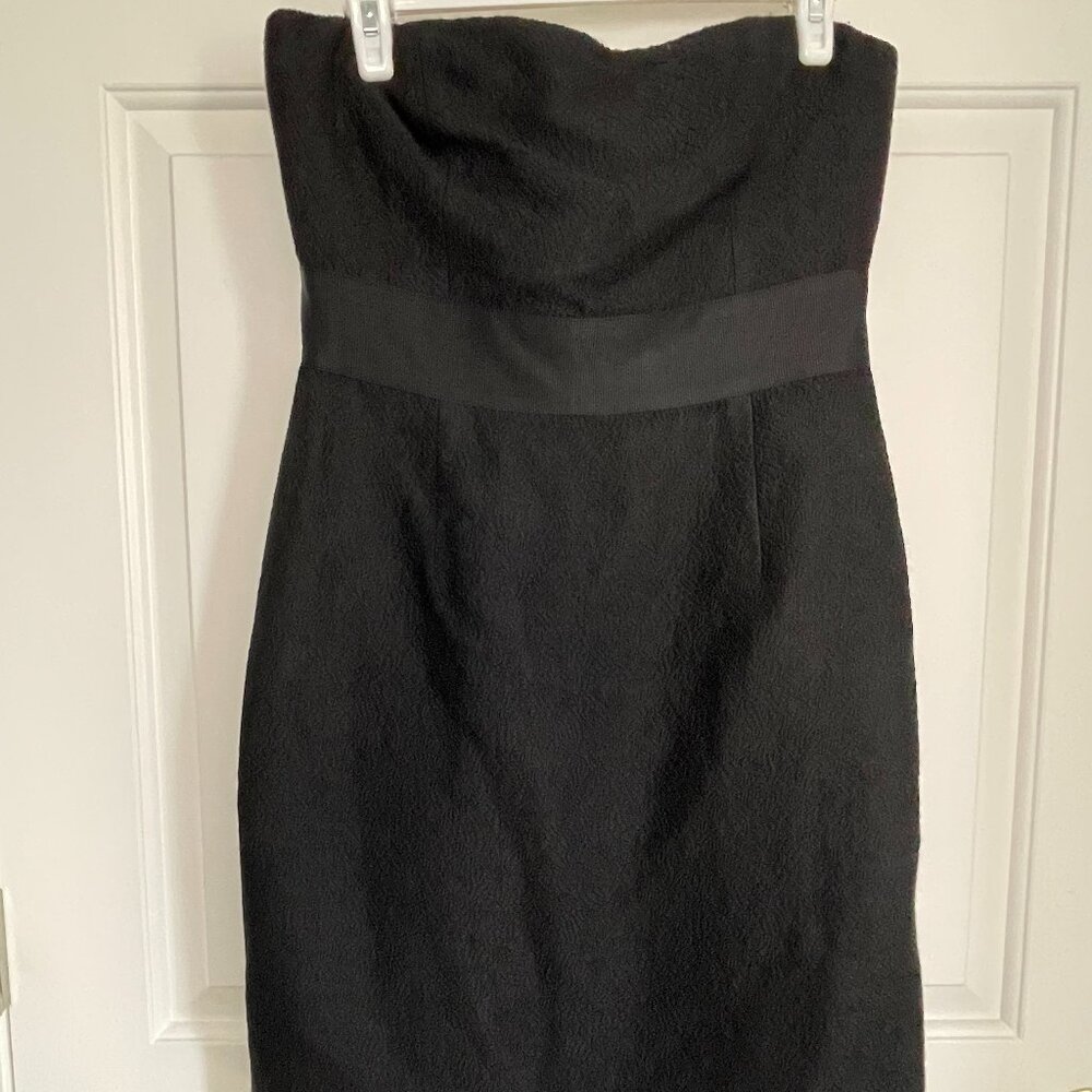 Ann Taylor 8P black strapless dress